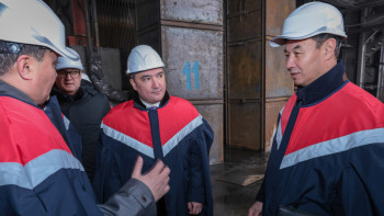 Фотография к новости: Бектенов Түркістан облысындағы өнеркәсіп саласының дамуымен танысты