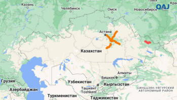 Фотография к новости: Ауа райына байланысты төрт облыста жол жабылды