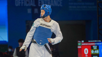 Фотография к новости: Таеквандо: Батырхан Төлеуғали Париж Олимпиадасына алғашқы жолдаманы ұтты