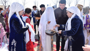 Фотография к новости: Жамбыл облысында Жамбыл ауданында Наурыз тойы ерекше басталды