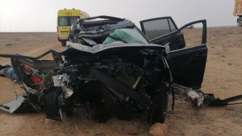 Фотография к новости: Маңғыстауда жантүршігерлік жол апатынан 2 адам көз жұмды