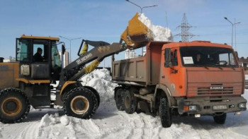 Фотография к новости: Астанадан бір түнде 16 мың текше метрден астам қар шығарылды