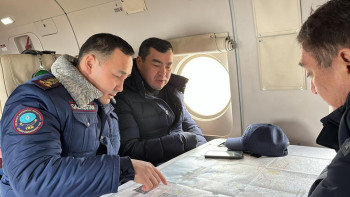 Фотография к новости: ТЖМ министрі Атыраудағы су тасу қаупі бар жерлерді аралады