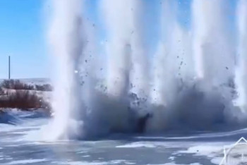 Ақмола облысындағы өзендерде жарылыс жұмыстары басталды