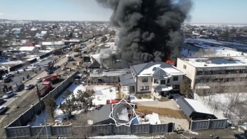 Фотография к новости: Алматы облысында майлық шығаратын цехта алапат өрт болды