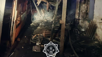 Фотография к новости: Жезқазған қаласында саяжай үйінде өрт шықты