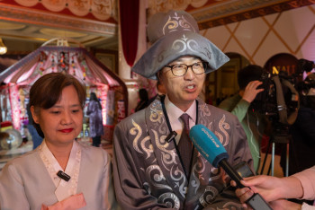 Фотография к новости: "Наурыз көжені бөлісіп, жылы сөздер айтады". Корея елшісі қазақстандықтарды мерекемен құттықтады