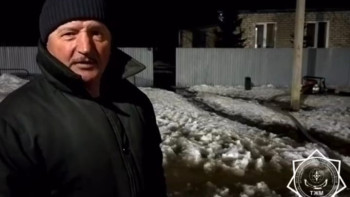 Фотография к новости: ШҚО: Казачье ауылында қардың еруінен жеке тұрғын үйдің ауласына су жиналды