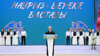 Фотография к новости: Президент Қазақстан халқын Наурыз мейрамымен құттықтады