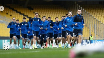 Фотография к новости: Бүгін футболдан ел құрамасы Грекиямен кездеседі