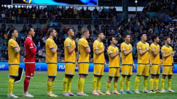 Фотография к новости: Министр жеңілістен соң қазақстандық футболшыларға қолдау білдірді