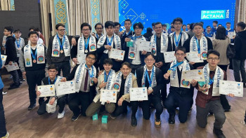 Фотография к новости: Республикалық олимпиада: астаналық оқушылар 5 алтын, 6 күміс, 6 қола медаль жеңіп алды