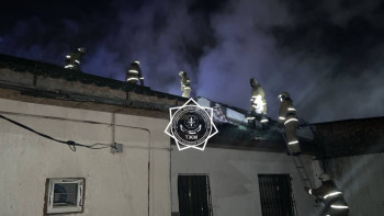 Фотография к новости: Алматыда жеке тұрғын үйде алапат өрт болды