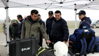 Фотография к новости: Министр Алматы қаласындағы аумақтық бөлімшелердің төтенше жағдайға дайындығын тексерді