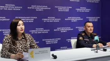 Фотография к новости: Абай облысы ТЖД су тасқыны бойынша брифинг өткізді