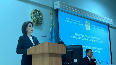 Денсаулық сақтау министрі Астана халқымен кездесті