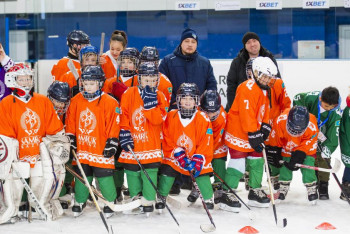 Фотография к новости: Астанада балалар арасында шайбалы хоккейден турнир өтеді