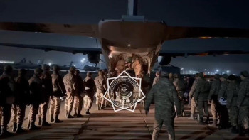 Фотография к новости: Әскери бөлімнің күштері ТЖ салдарын жоюға кірісті