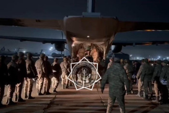 Әскери бөлімнің күштері ТЖ салдарын жоюға кірісті