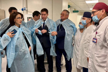 Фотография к новости: Министр Маңғыстау облысындағы денсаулық сақтау саласының жұмысымен танысты