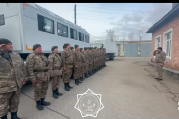 Фотография к новости: Өскемен әскерилері Катонқарағай ауданы Большенарым кентіне көмекке шықты