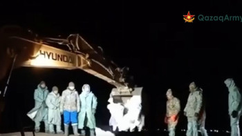 Фотография к новости: Ақтөбе облысында су тасқынынан эвакуациялау шаралары жалғасуда