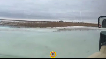 Фотография к новости: Кіші Талдыкөл көліндегі бөгетке аэровизуалды тексеру жүргізілді