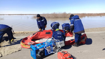 Фотография к новости: Қобда өзенінің деңгейі көтерілді