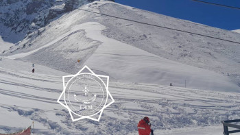 Фотография к новости: Үлкен Алматы көлінде қар көшкіні жүрді