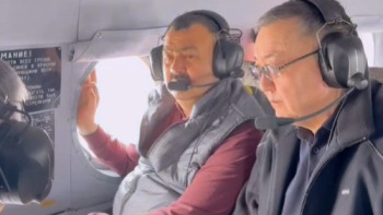 Фотография к новости: ШҚО-да бөгеттер мен өзендерге әуеден барлау жүргізілді