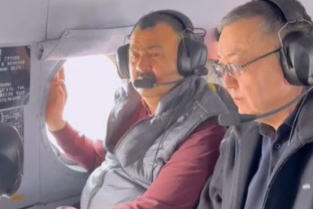 Фотография к новости: ШҚО-да бөгеттер мен өзендерге әуеден барлау жүргізілді