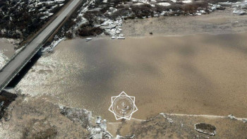 Фотография к новости: Атырау облысында су тасқынына қарсы іс-шаралар жалғасуда