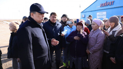 Штаб басшысының орынбасары Қанат Бозымбаев Қарағанды облысындағы су тасқыны жағдайын тексерді