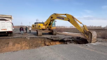 Фотография к новости: БҚО-да республикалық маңызы бар жол қалпына келтірілді
