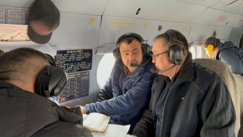 Фотография к новости: ШҚО-да су тасқыны қаупі бар жерлерге әуеден барлап мониторинг жүргізді