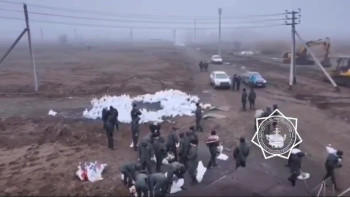 Фотография к новости: Болашақ офицерлер Аршалы құтқарушыларына көмекке келді