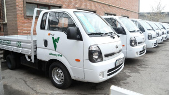 Фотография к новости: Алматының ветеринарлық қызметінде көлік паркі жаңартылды