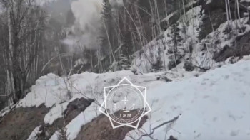 Фотография к новости: Шығыс Қазақстан облысының тауларында қар көшкіні түсірілді