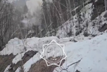 Фотография к новости: Шығыс Қазақстан облысының тауларында қар көшкіні түсірілді