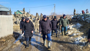 Фотография к новости: СҚО-да бөгеттерді нығайту жұмыстары жүргізілуде