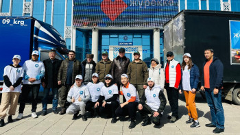 Фотография к новости: Су тасқыны. ҚХА гуманитарлық көмек көрсетті