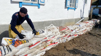 Фотография к новости: Ақмола облысында су тасқынына қарсы іс-шаралар өткізілді