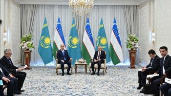 Фотография к новости: Қазақ-өзбек тандемі. Энергетика, көлік, су шаруашылығы және IT мәселесі жөнінде пікір алмасты