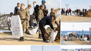 Фотография к новости: Атырау облысында 2400-ден астам тұрғын эвакуацияланды