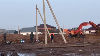 Фотография к новости: Су тасқыны. Астана маңындағы Талапкерде қауіп сейілді