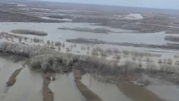 Фотография к новости: БҚО-ның су тасқыны қаупі бар аймақтарына аэровизуалды шолу жүргізілді