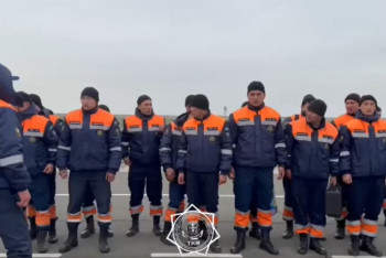 Фотография к новости: Атырауға Алматы облысынан құтқарушылар көмекке келді