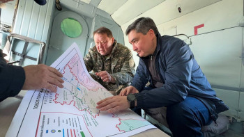 Фотография к новости: Бектенов: Ең басты міндет – тұрғындарымыздың қауіпсіздігін қамтамасыз ету