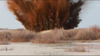 Фотография к новости: Ұлы Жем өзені арнасын бұру үшін жару жұмыстары басталды