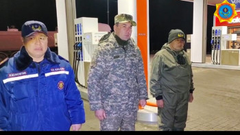 Фотография к новости: Қызылордалық құтқарушылар Ақтөбеден Қостанайға қарай жолға шықты